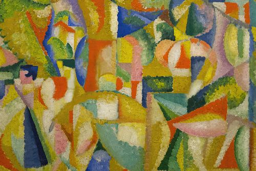 De ruiters (1913) door Amadeo de Souza-Cardoso