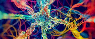 abstrakter neurologischer Hintergrund, Art Illustration von Animaflora PicsStock