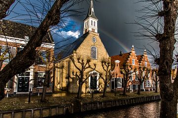 Sloten in Friesland na de regenbui van Herman Coumans