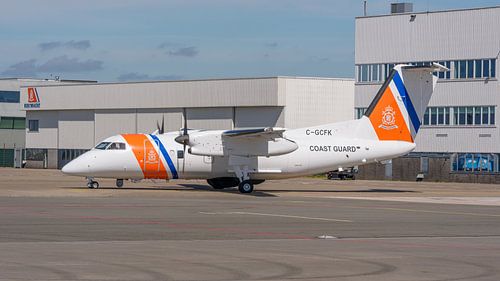 De Havilland Dash-8 van de Nederlandse Kustwacht.