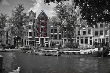 Les volets rouges du Prinsengracht sur vlamingvisuals