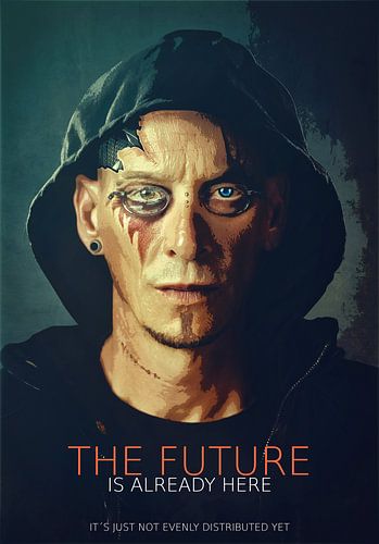 Cyberpunk Guy - 2077 Blade Runner stijl - De toekomst is nu!