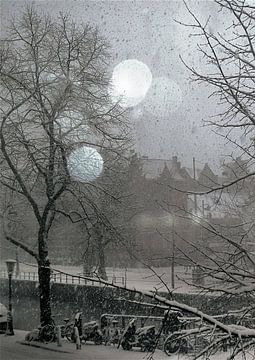 Winter sneeuw  van Marianna Pobedimova