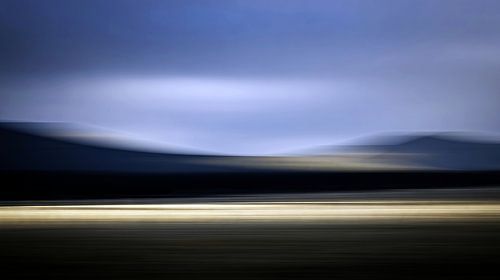Melancholie in blauw en goud