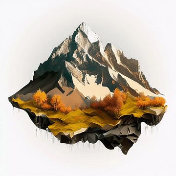 Herfstachtige bergen van Vythryd Arts