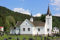 Het kerkje van Nissedal von Stephan Neven Miniaturansicht