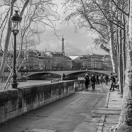 Paris, entre la Seine et la Tour Eiffel sur Karsten Rahn