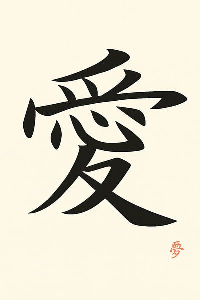 Zen - Ai - Japanese symbol for Love by Moonheart Artworks