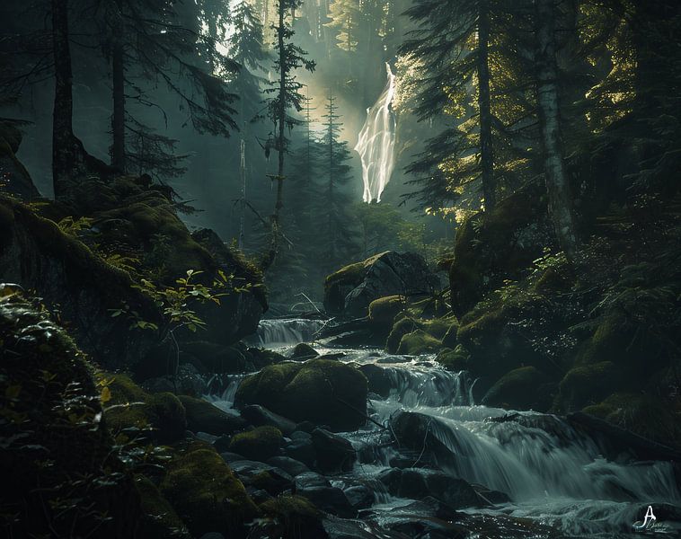 Geheimen onder groene kronen van fernlichtsicht