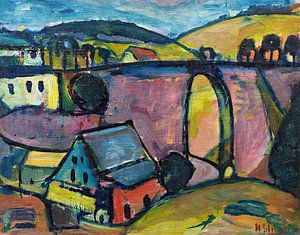 Hermann Stenner - Viaduct bij Monschau (1912)