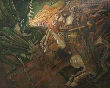 Jerzy Hulewicz - Sint Joris, de drakendoder (1917) van Peter Balan