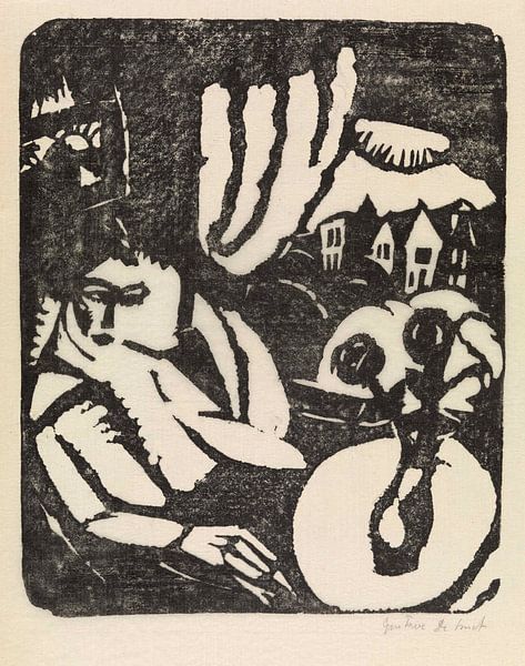 Innenraum, Gustave De Smet, 1918 von Atelier Liesjes