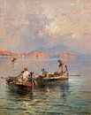 Andreas Achenbach, Am Golf von Neapel, 1888 von Atelier Liesjes Miniaturansicht
