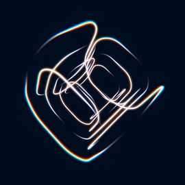 Abstract lines of light by Jörg Hausmann