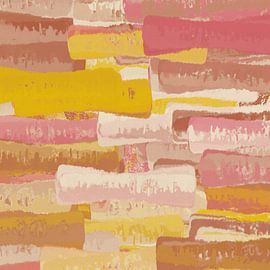 Calm abstract wall art, natural tones painting by Dina Dankers