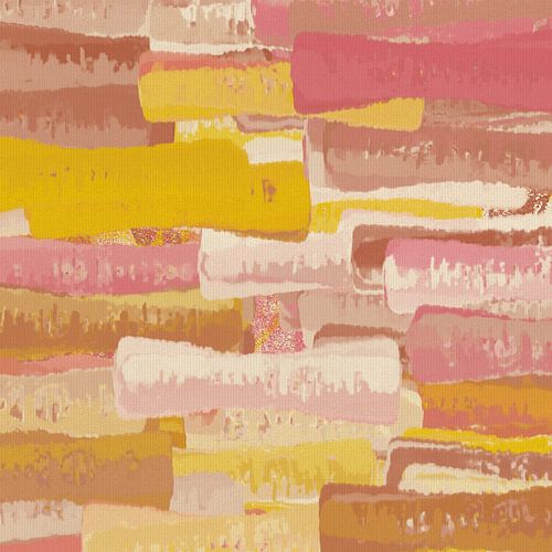 Tableau abstrait apaisant, peinture aux tons naturels sur Dina Dankers