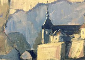 Neercanne in yellow and blue by Nop Briex