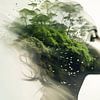 Vrouwelijk Portret in Harmonie met de Natuur van Surreal Media