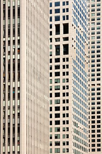 Surface massive skyscraper business district