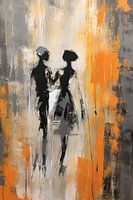 Painting Rhythmic Connection | Embrace me