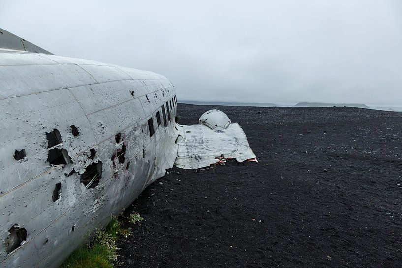 Vliegtuig wrak IJsland von Menno Schaefer