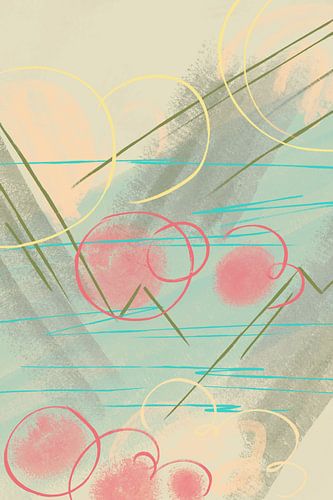 Daisy Wind Schilderij