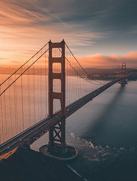 Gouden uur in Californië van fernlichtsicht