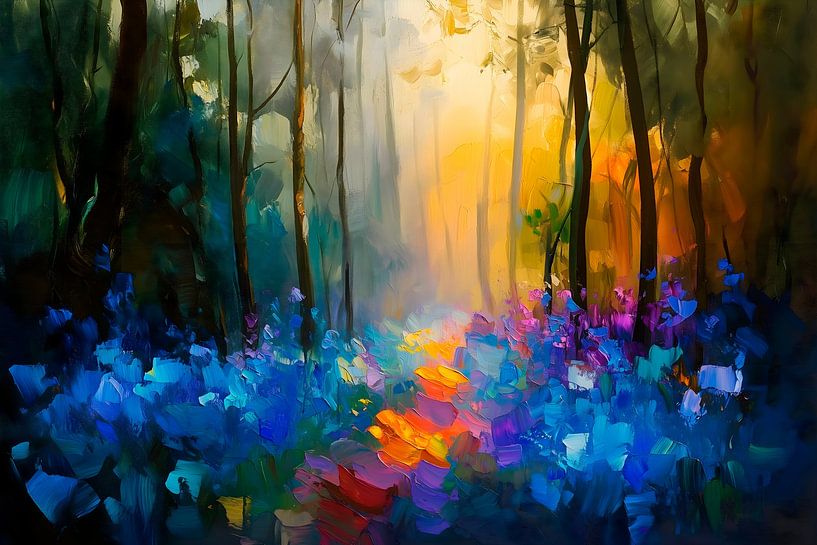 Bluebells Forest by Harry Hadders Design