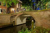 Pont Magdalena sur le Nieuwegracht à Utrecht par Donker Utrecht Aperçu