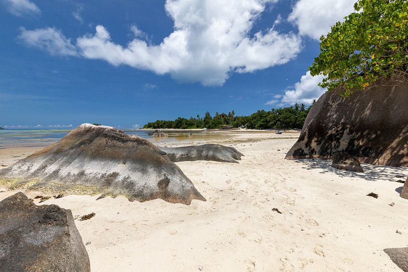 Plage de l'île des Seychelles La Digue par Reiner Conrad