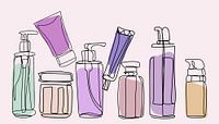 cosmetics collection of bottles and jars by Bianca van Dijk thumbnail