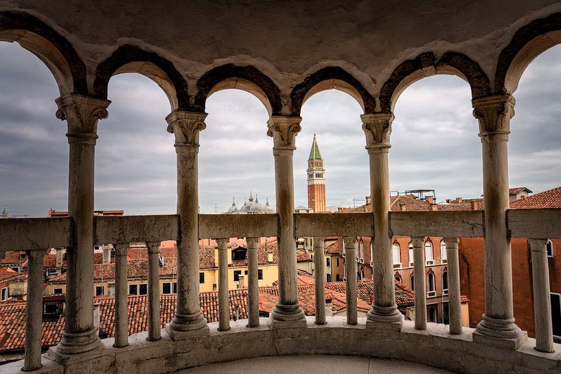 Arches Over the Venetian Rooftops by Rene Siebring