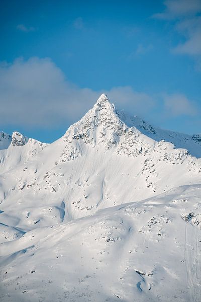 Winter Mountains near Tromso, Norway by Leo Schindzielorz