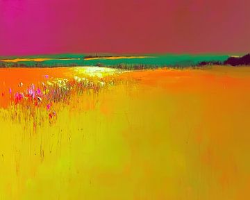 Neon-Horizont von Kunst Laune