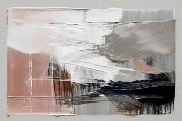 Modern abstract: Impasto impressie. van Studio Pieternel