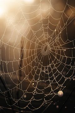 Toile d'araignée magique sur Leanne Verdonk