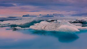 Sunrise Jokulsarlon, Islande