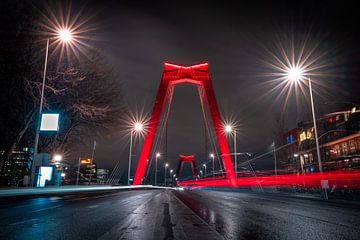 Willemsbrug Rotterdam by Jeroen Mikkers