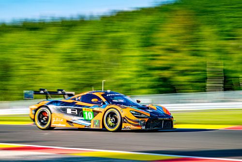 McLaren 720S GT3-raceauto op Spa-Francorchamps