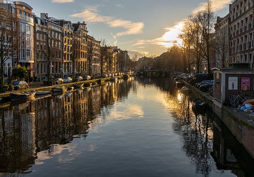 Amsterdam, sunset