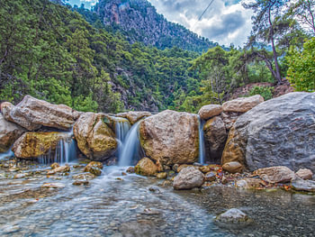 Petite chute d'eau du canyon Goynuk