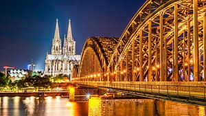 Kölner Dom bei Nacht