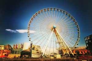 Köln Riesenrad und Schokoladenmuseum