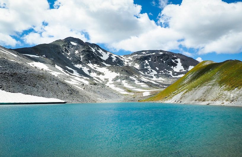 Kristallklare Bergseen – spektakuläre Alpenfotografie mit klaren Spiegelungen und Bergpanorama. Jetzt Wandbild oder Leinwand kaufen und Natur genießen. von Miriam Schwarzfischer Fotografie