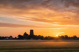Sunrise in Ransdorp in Rural Amsterdam North