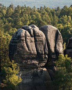 Riesenfelsen in Sachsen Deutschland