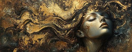 Bronze Frauenporträt