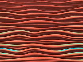 Lignes ondulées abstraites sur Maurice Dawson