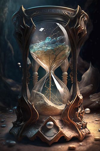 elegant hourglass fantasy by Stephan Dubbeld