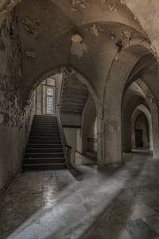 staircase in an old monastery by Marian van der Kallen Fotografie